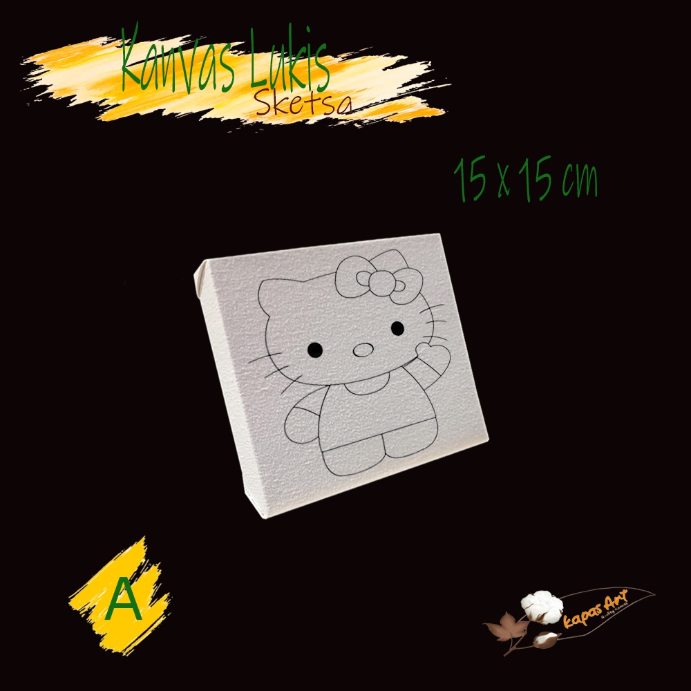 

Kanvas Lukis Sketsa 15x15 Siap Pakai