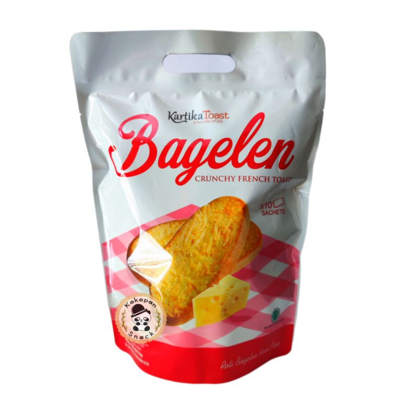

KARTIKA TOAST BAGELEN CHEESE PAK ISI 10