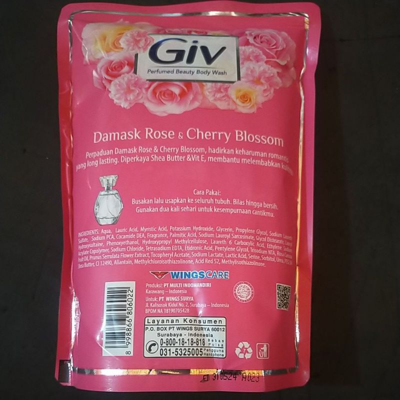 Giv Body Wash Refill 400ml