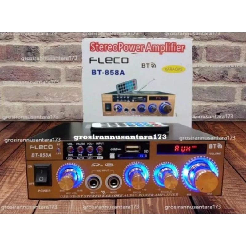 Fleco Power Amplifier Bluetooth BT 858A