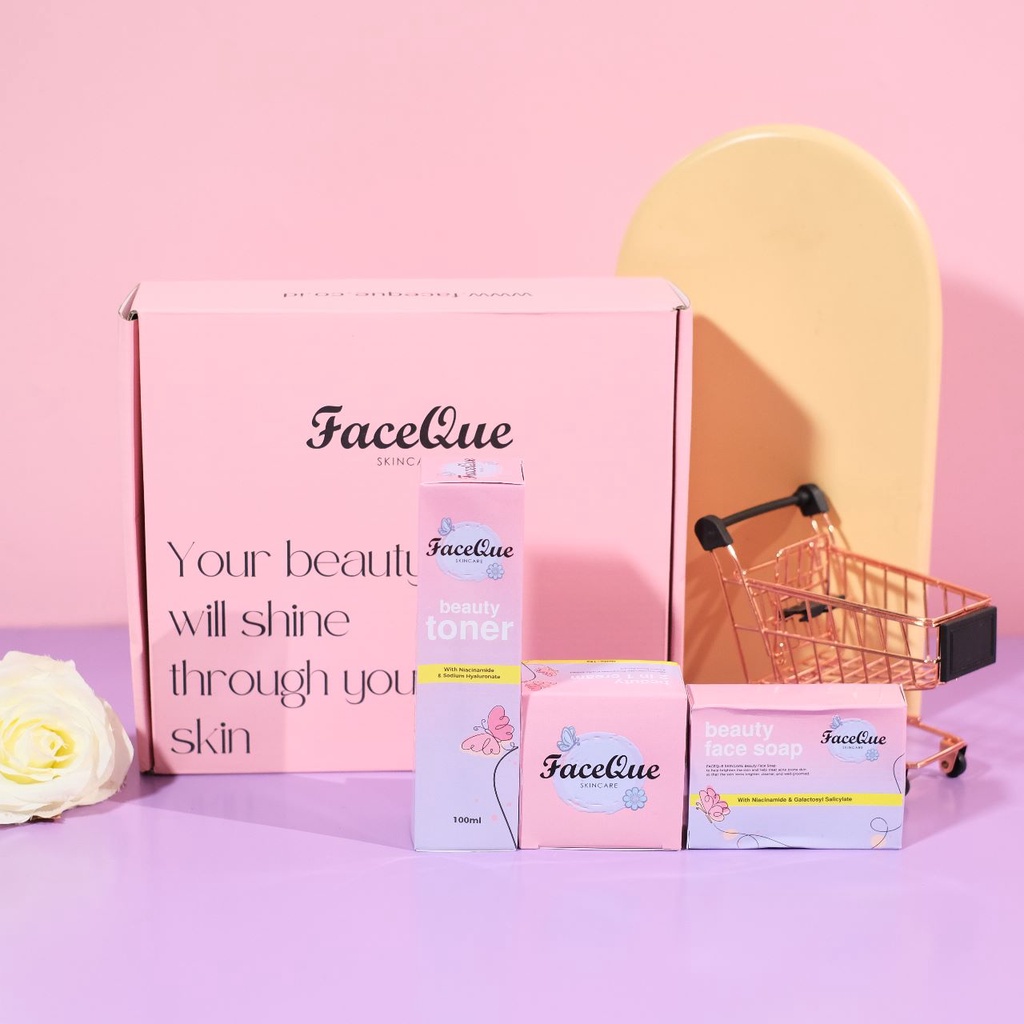 FACEQUE SKINCARE BEAUTY PAKET GLOWING SERIES
