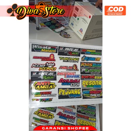 

Stiker Pack Kata Kata Lucu Isi Banyak Grosir
