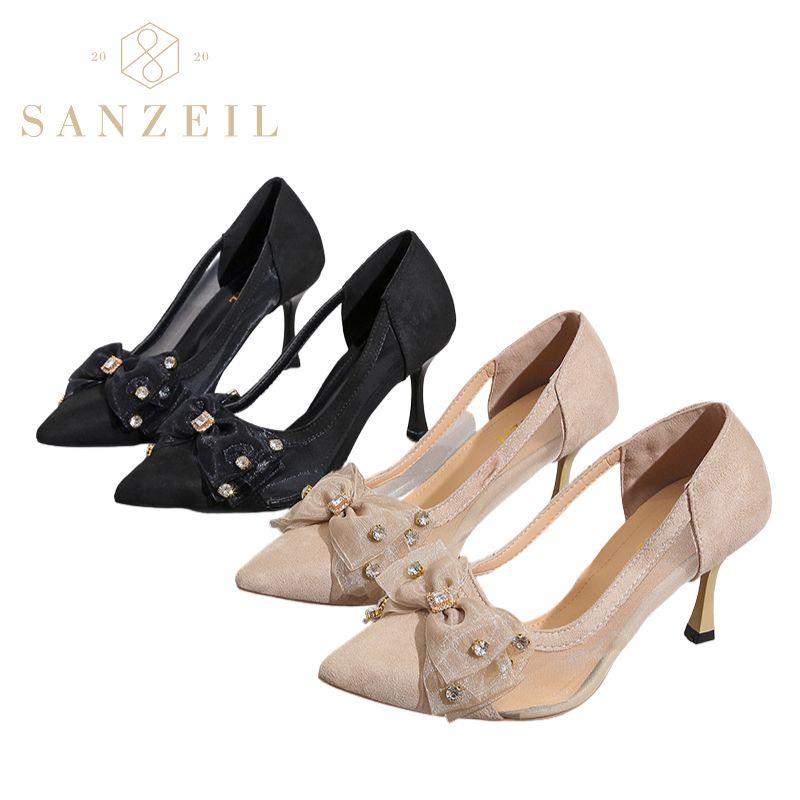 2012 SANZEIL Mia Heels Import Wanita dengan ACC Pita