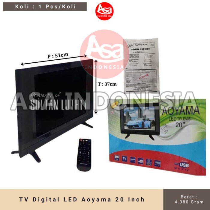 Tv Digital Led Aoyama 20 inch - ASA Indonesia