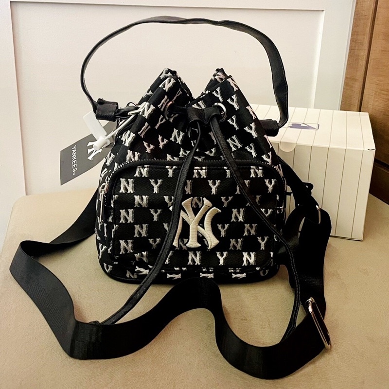 BUCKET BAG MLB JACQUARD BLACK