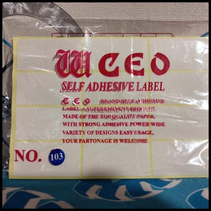 

Sticker Label 103 / Label Undangan No 103