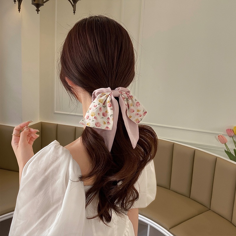 FERN SCRUNCHIE IKAT KARET PITA RAMBUT FASHION ALA KOREA IMPORT