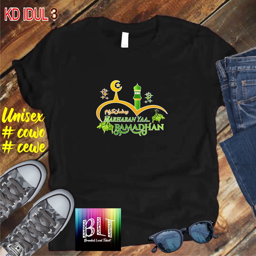 Cod Kaos Lebaran 2023 Kaos Idul Fitri KD IDUL 3 Keluarga Marhaban Ya Ramadhan Kaos Murah Idul FItri 2023 unisex pakaian wanita lebaran pakaian pria lebaran