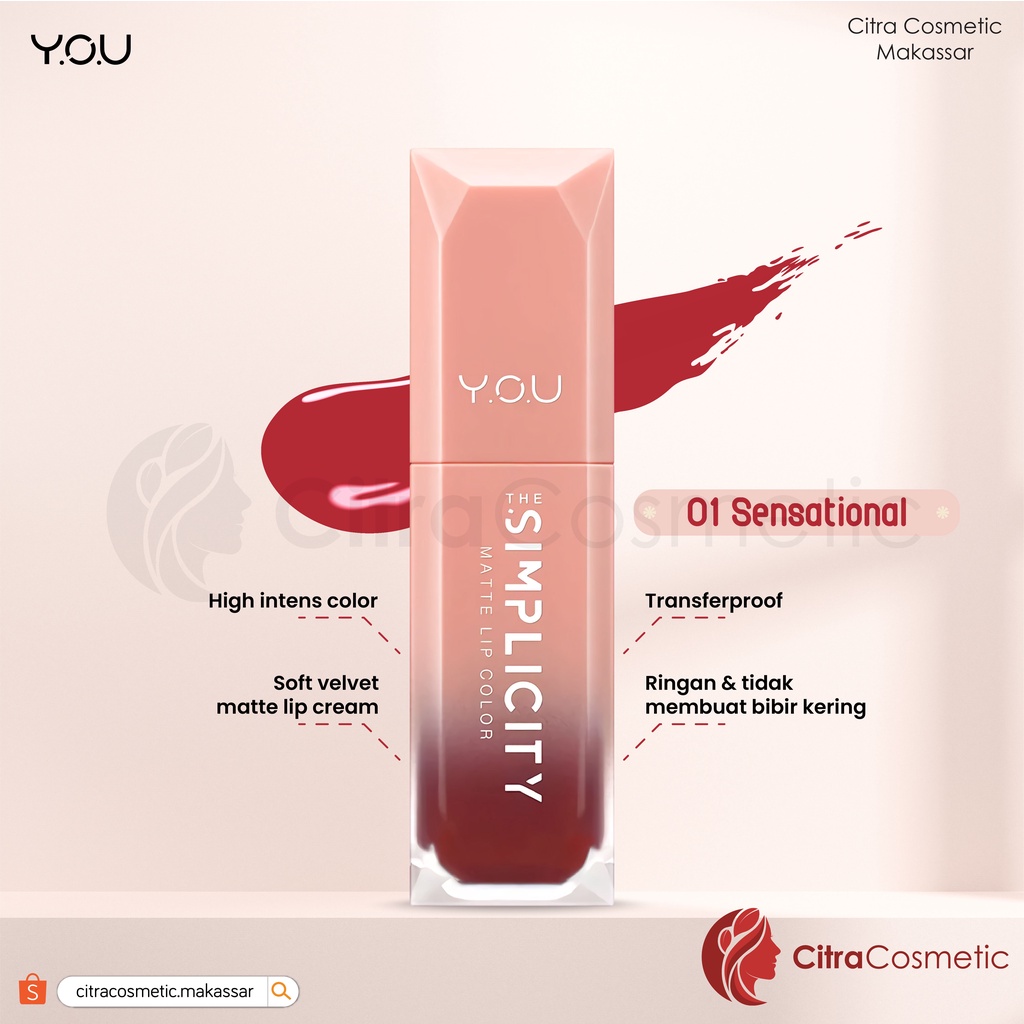 You The Simplycity Matte Lip Series