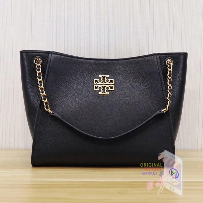 TAS Tory Burch 73503 Britten Small Slouchy Leather Tote Bag TB