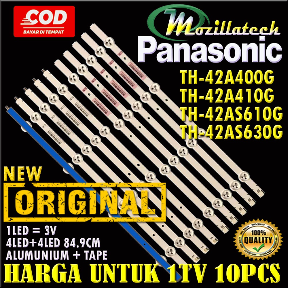 BACKLIGHT TV LED PANASONIC 42 TH-42A400G TH-42A410G TH-42AS610G TH-42AS630G TH42A400G TH42A410G TH42AS610G TH42AS630G 42A400G 42A410G 42AS610G 42AS630G 42A400 42A410 42AS610 42AS630