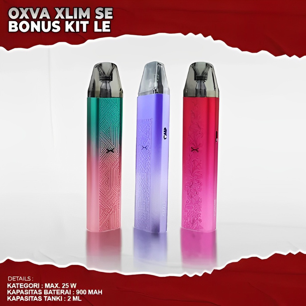 Authentic OXVA Xlim SE Bonus Kit Free Lanyard 25W Pod Kit 900mAh