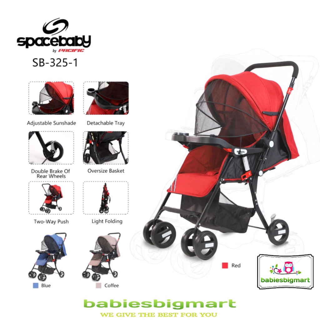Stroller Spacebaby SB 325 1 Kereta Dorong Space Baby