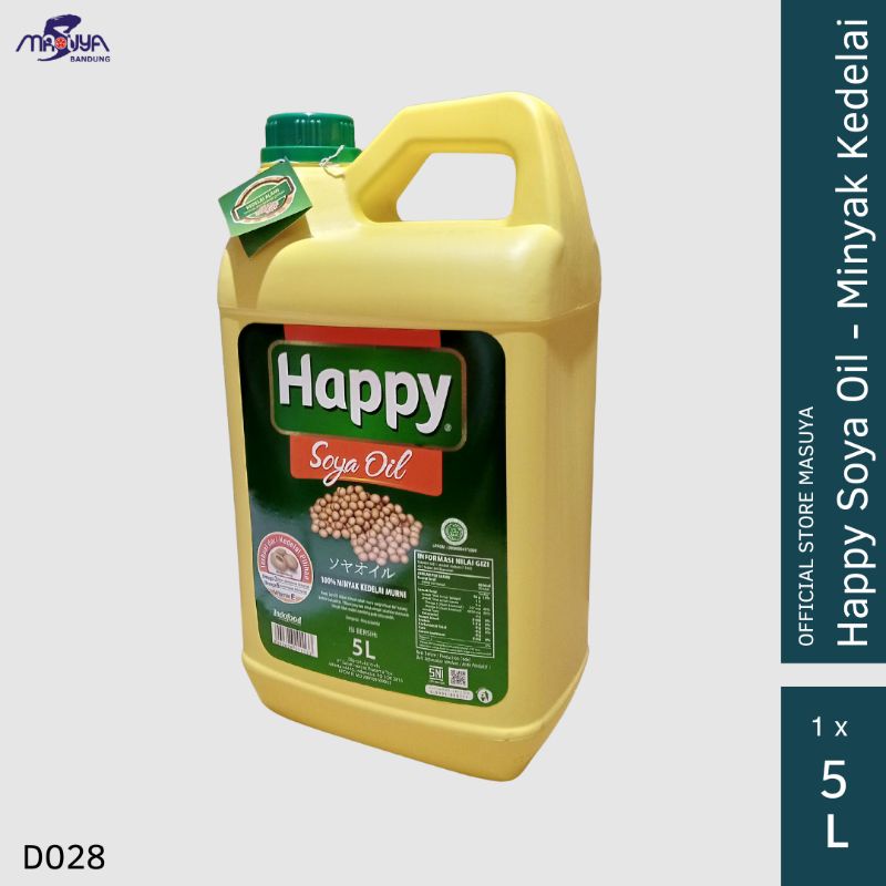 

Happy Salad Soya Oil 5 Liter