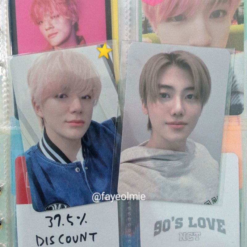 pob jaemin jeno glitch mode bene sm store photocard