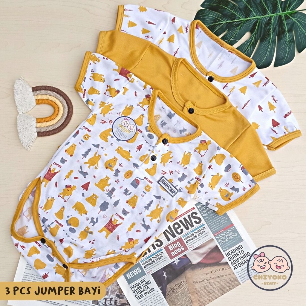 51 Pcs Paket Hemat Terkomplit Baju Bayi Baru Lahir Paket Hemat Brojol Baby Paket Komplit Bayi Baru Lahir Serian MUSTARD Chiyoko Baby