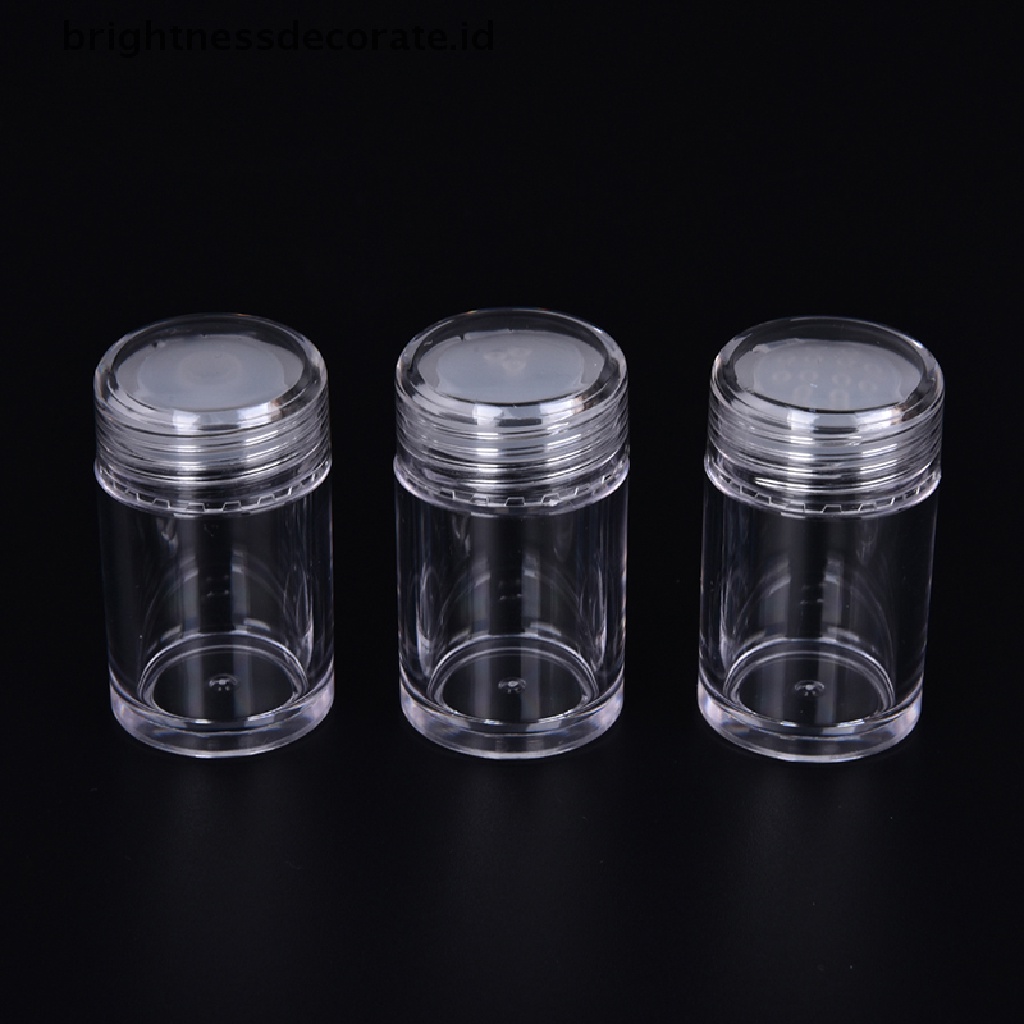 [Birth] 1pc 10ml Ayak Kosmetik Empry Loose Powder Jars Container Tutup Ulir DIY Makeup [ID]