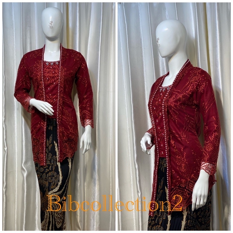 kutubaru pendek payet/kebaya tunik borkat/kebaya modern/kebaya terbaru/kebaya caupel/kebaya wisuda/kebaya ko dangan