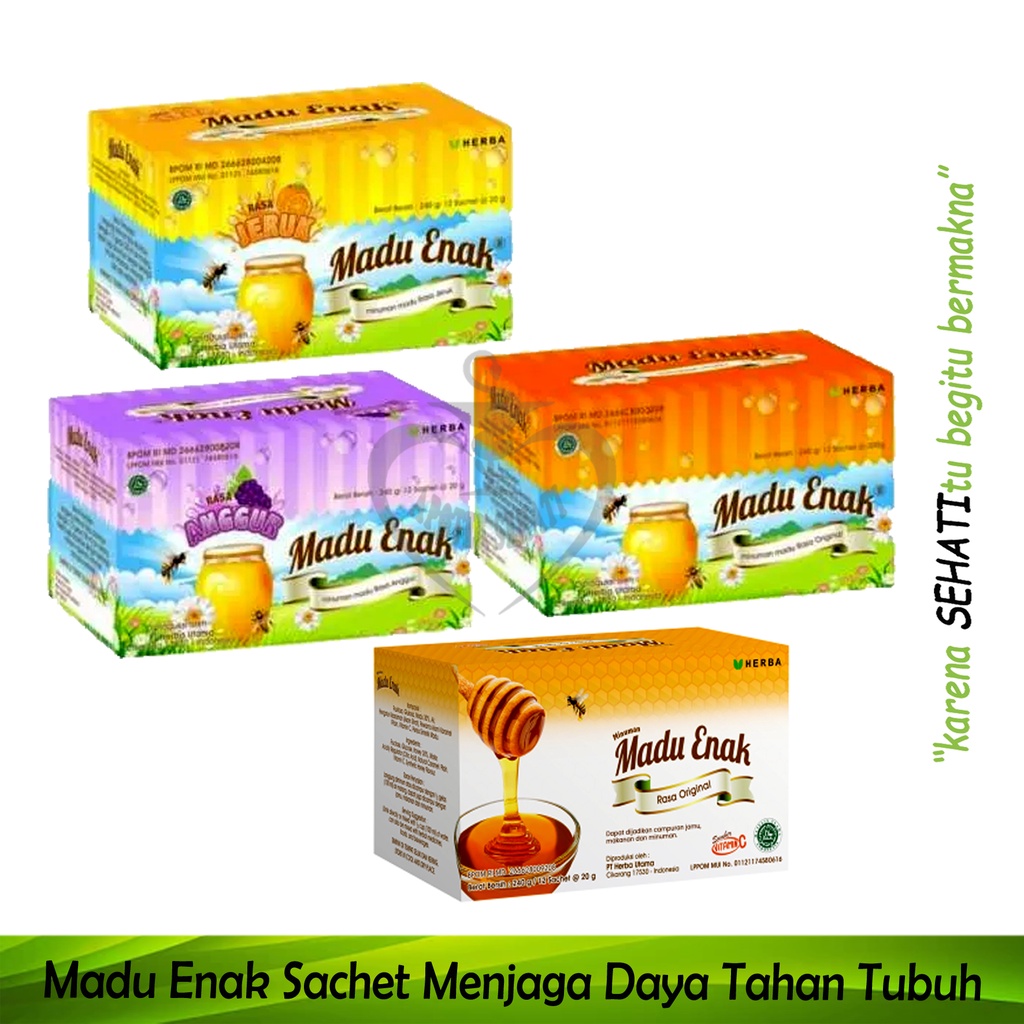 Madu Herba Utama Menjaga Daya Tahan Tubuh Madu Enak Sachet