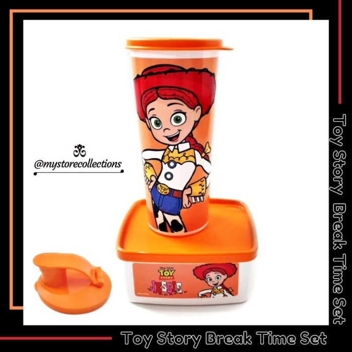 Lunch Box Paket Bekal Makan Tupperware Break Time Ecer Nemo Toy Story Princess
