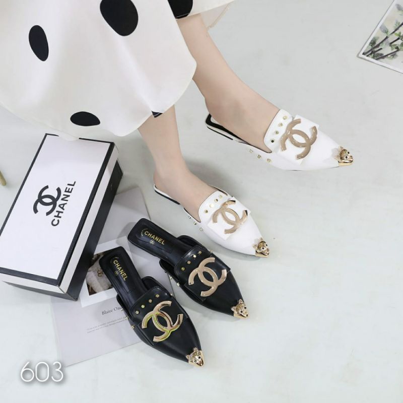 Sandal slop wanita branded import kode 603