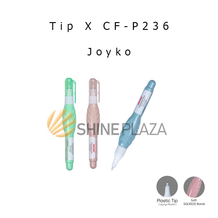 

Tip Ex Pastel CF-P236 Joyko - Tipe X Correction Fluid Koreksi Penghapus Cair