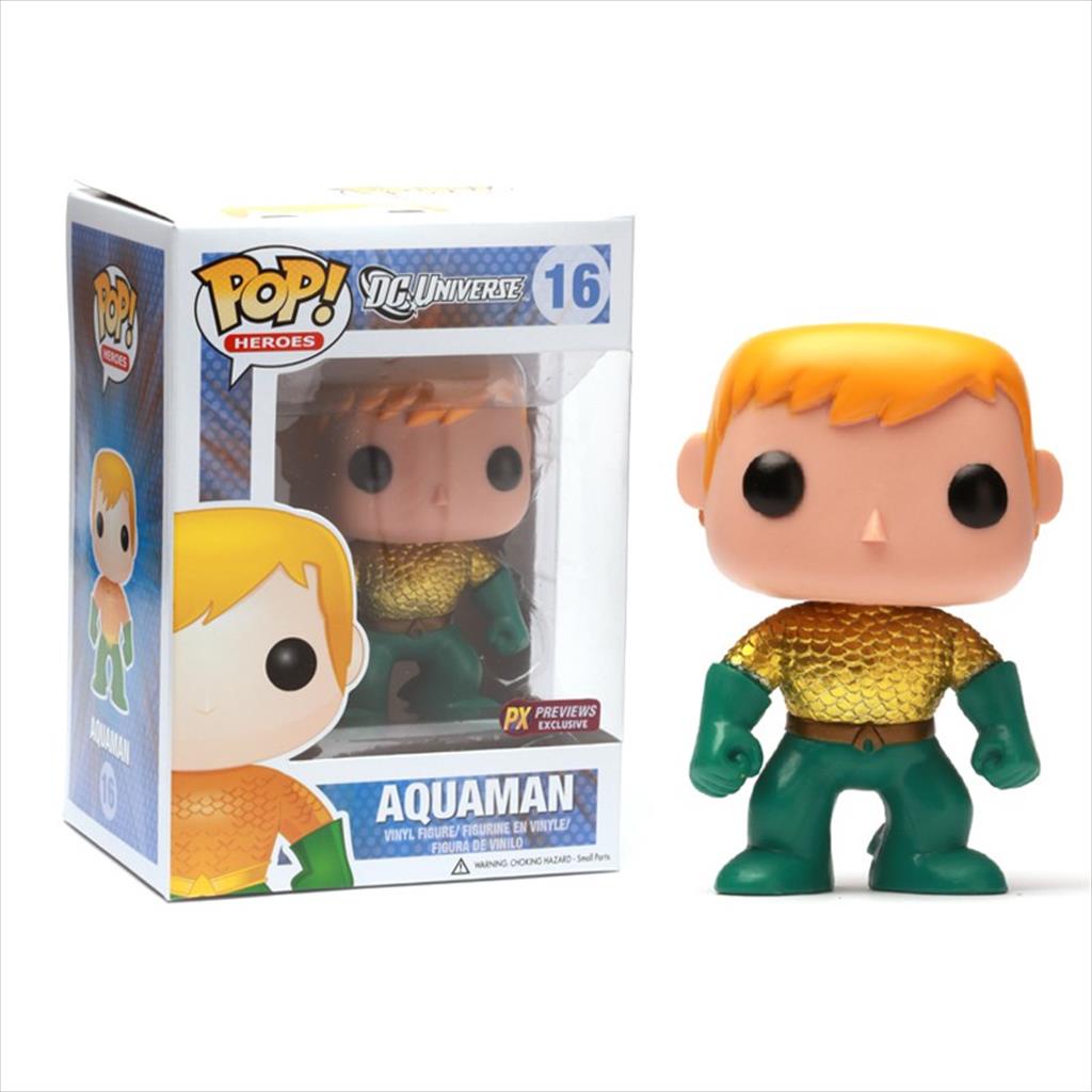 Original Funko Pop Heroes : Ne w 52 Version Aquaman Vinyl Figure