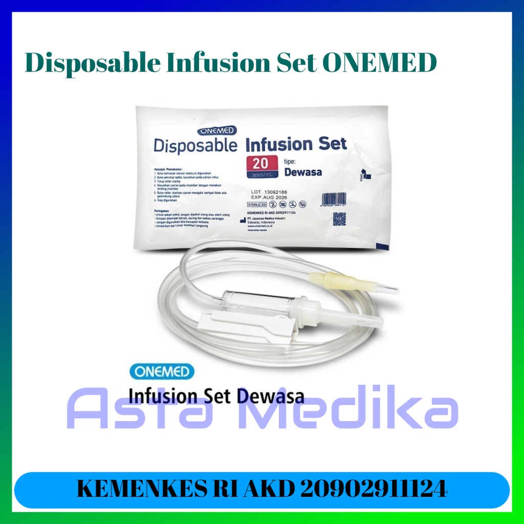 Infuset onemed Anak Dan Dewasa Disposable Infusion Set Onemed