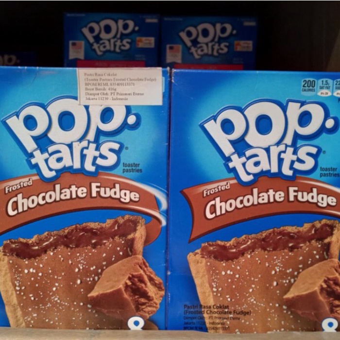 

Kellogg's poptarts frosted chocolate fudge 14.7 oz