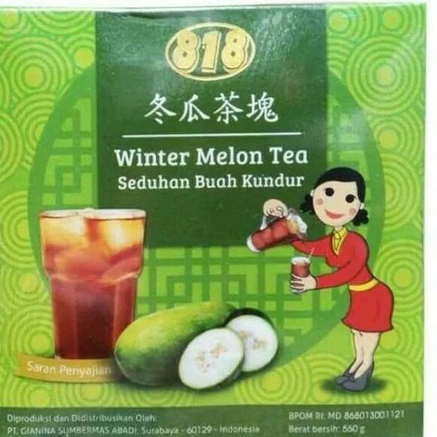 

PROMO Winter Melon Tea 818 isi 4 kotak - minuman dari buah kundur untuk panas dalam Baru Restok