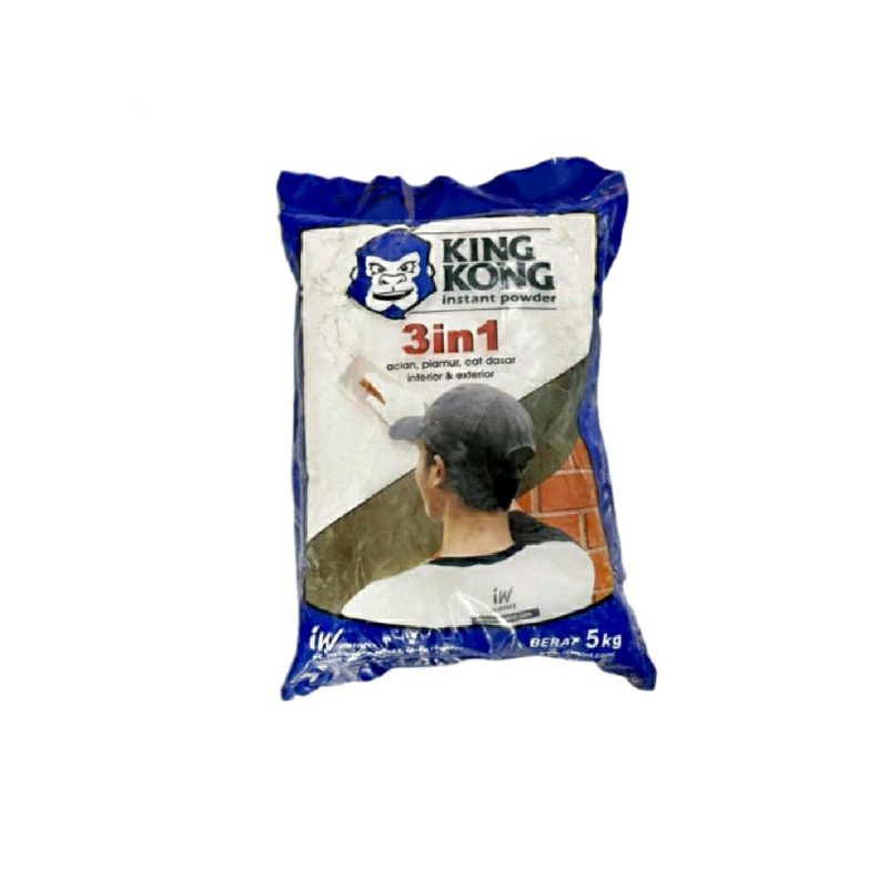 Semen Instan King Kong 3in1 Acian Plamir 5 Kg Kingkong