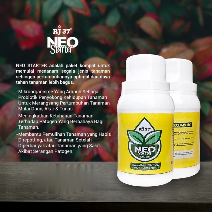 ~~~] DP959 RJ 37 Neo Starter 100ml - Probiotik Ampuh Pemacu Pertumbuhan Tun