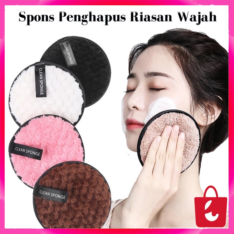 [1 PCS] SPONS WAJAH SPONGE PEMBERSIH MAKE UP WAJAHCLEANSING PUFF MAKE UP REMOVAL SPONGE