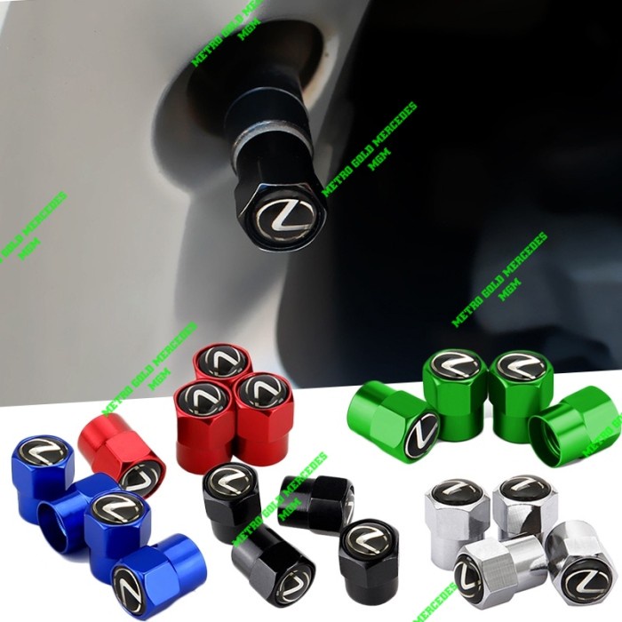 Tutup Pentil Ban Mobil Lexus RX270 RX300 NX F Sport Xenia Avanza Calya - Chrome