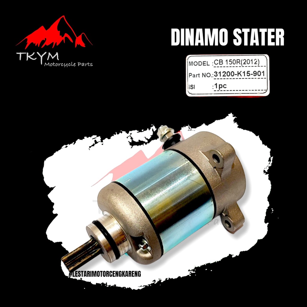 DINAMO STARTER STATER ASSY CB150R OLD CBR 150R LOKAL K15 ORI TAKAYAMA