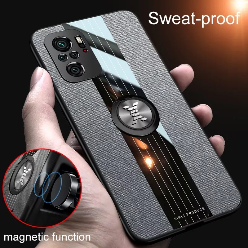 TEXTURE CASE XIAOMI  REDMI NOTE 10 / NOTE 10 PRO MAGNETIC RING CASING