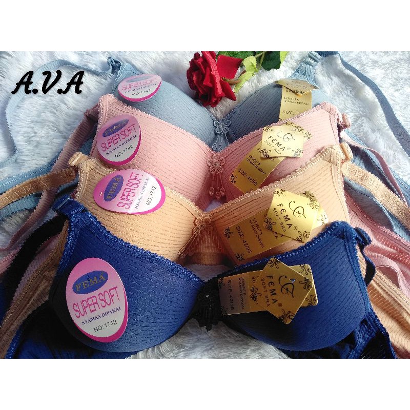 BRA FEMA/VIP TANPA KAWAT PENGAIT 3/ BH BUSA FEMA/ BH WANITA