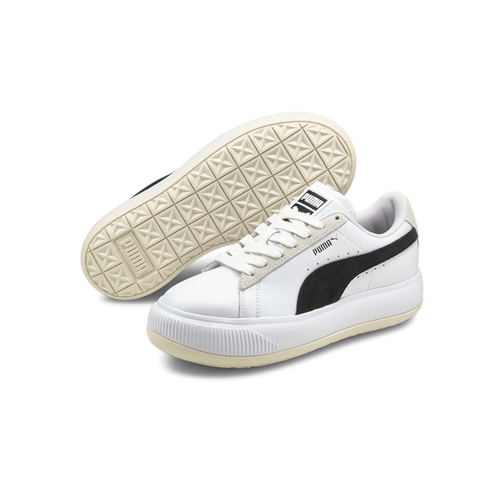 Puma Sepatu Sneakers Suede Mayu Mix Wn s Puma White-Marshmall 382581 01