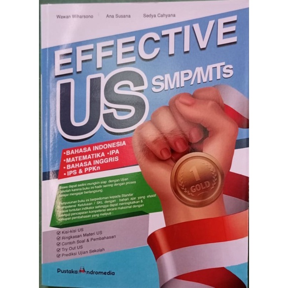 Buku Effective Ujian Sekolah (US) SMP/Mts Kelas 9