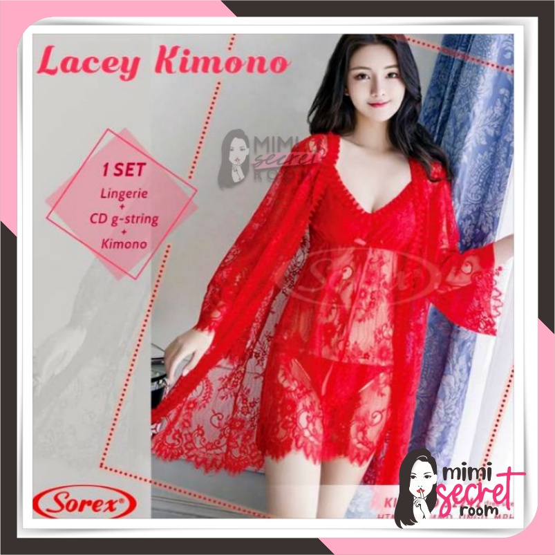 ❤ MIMI ❤ Kimono Sorex 32242 32243 renda mewah sexy transparan lingerie TERMURAH BERKUALITAS