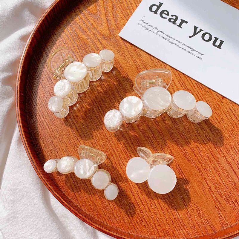 Korea Musim Gugur Baru Untuk Wanita Opal Kecil Alloy Rambut Klip Hiasan Kepala Mutiara Berlian Imitasi Gadis Mewah Fashion Jepit Rambut Aksesoris