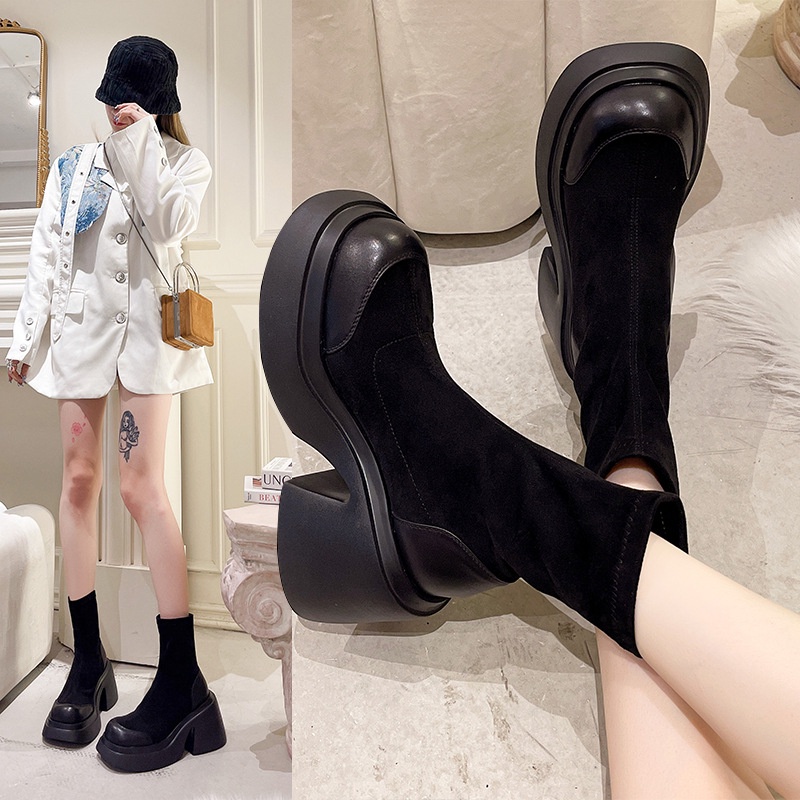 [ COD ] Sepatu Boots Wanita Import Terkini Flat Korea Premium Quality