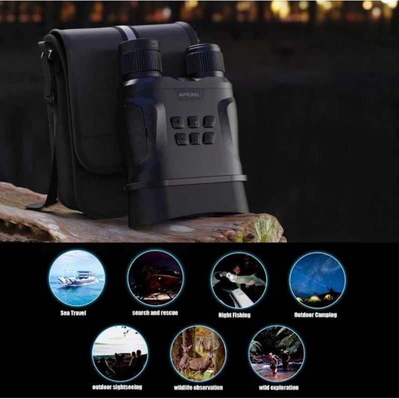 APEXEL Night Vision Binocular Teropong + Video Recorder 1080P - APL-NV001