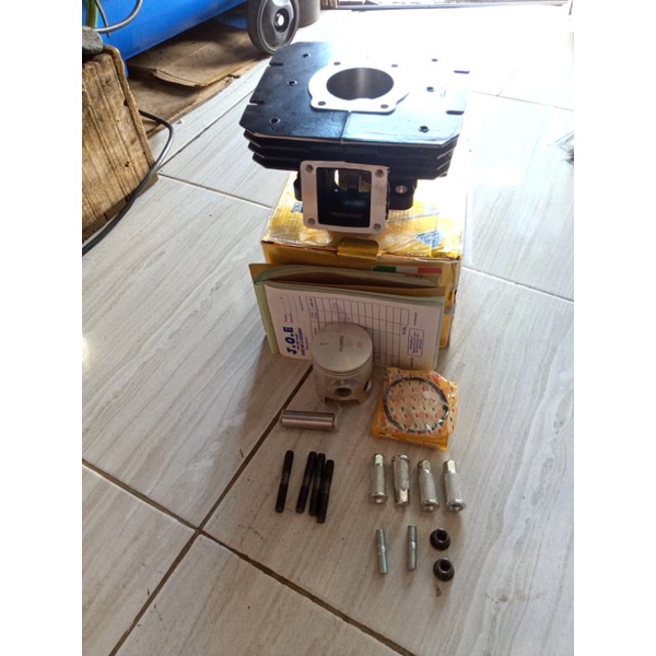 mesin blok seher rxk rx king y1 koplit mur dan baut fulset