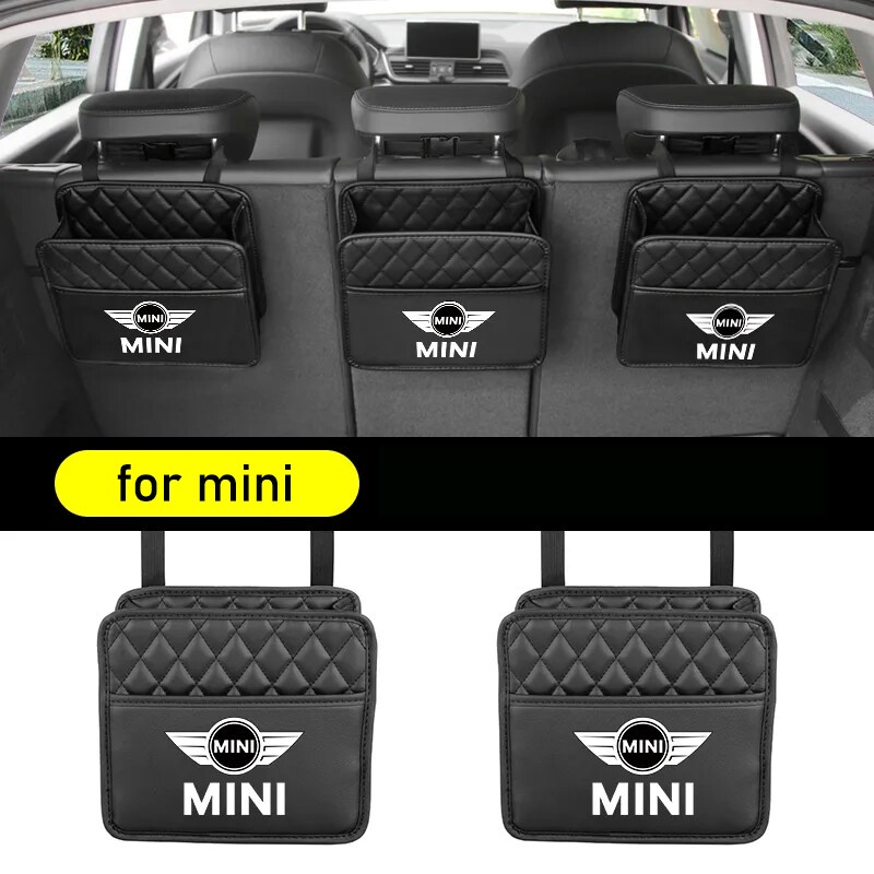 1pcs Tas Gantung Organizer Mobil Multifungsi Kursi Belakang Tengah Penyimpanan Untuk Mini Cooper S One d F54 F56 F60 R56 R60