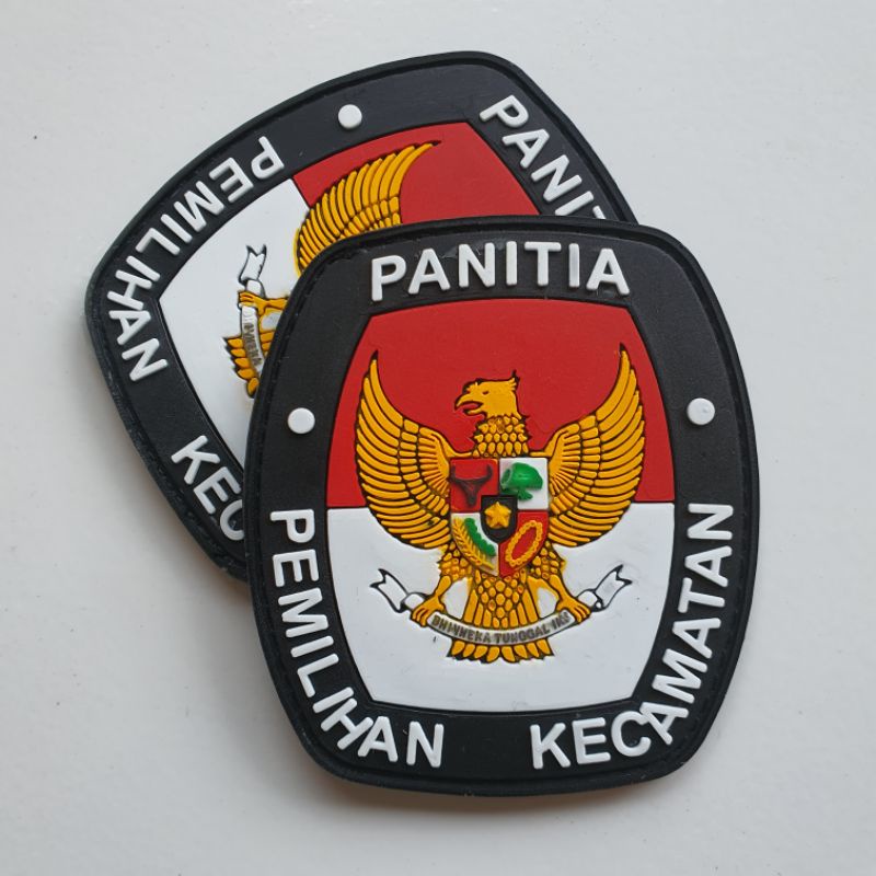 Jual patch rubber logo ppk - panitia pemilihan kecamatan - pemilihan ...