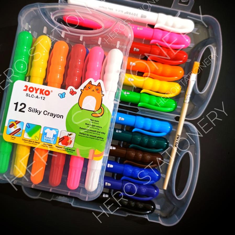 

Limited パ Krayon halus silky crayon joyko 12 warna S-A-12