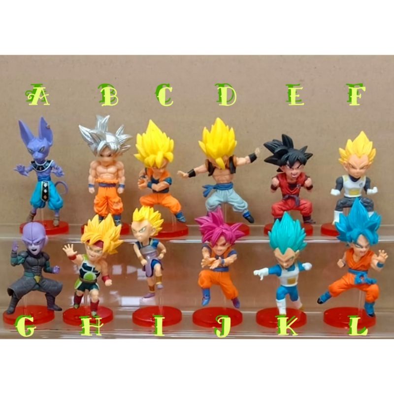 Action Figure WCF Dragon Ball Super Saiyan Son Goku Gogeta Vegeta Beerus