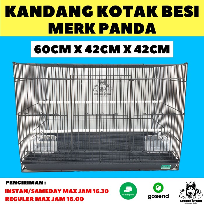 Kandang Burung Kandang Kotak Besi/Kandang Kotak Lovebird/Kandang Ternak Merk Panda