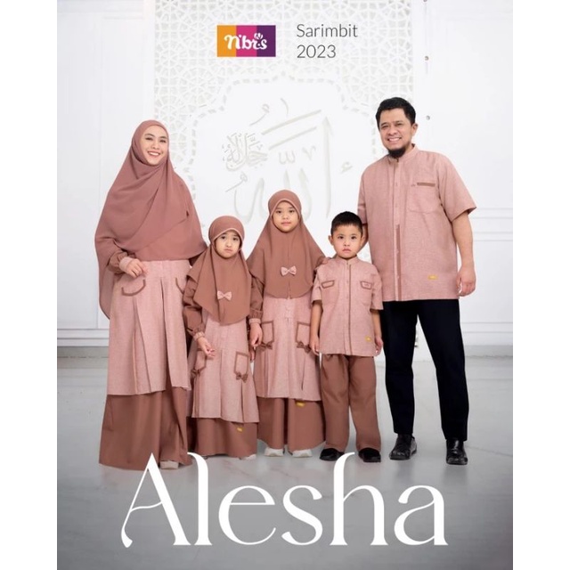 Jual SARIMBIT Nibras ALESHA TERRACOTTA 2023 IBU Shopee Indonesia